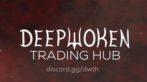 Only server owners can update the invites on Discadia. . Deepwoken trading hub